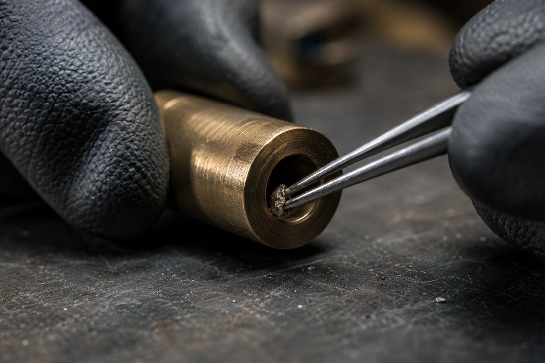 Extracción de una llave partida del interior de un cilindro con útil de extracción